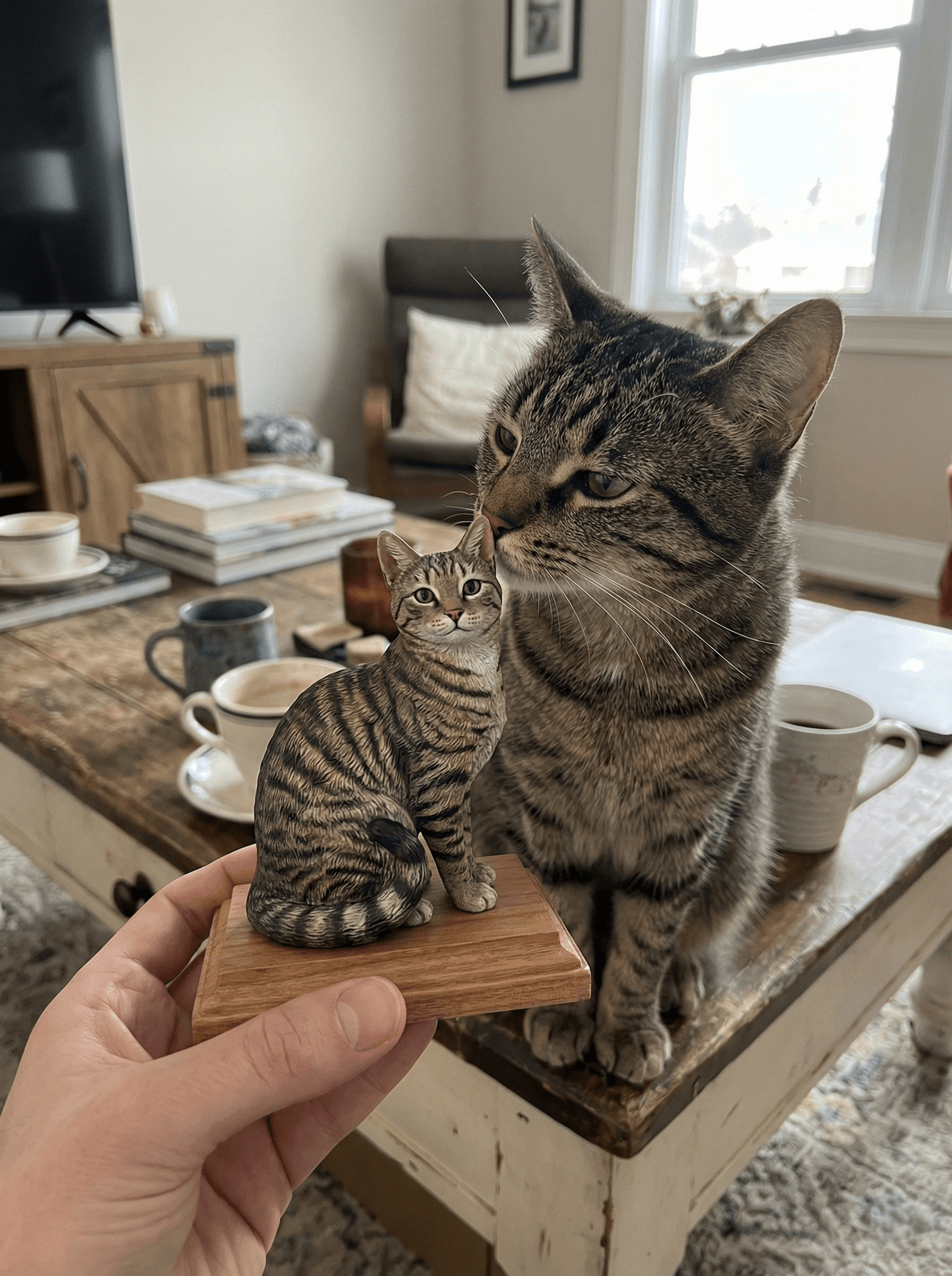 Pet figurine showcase