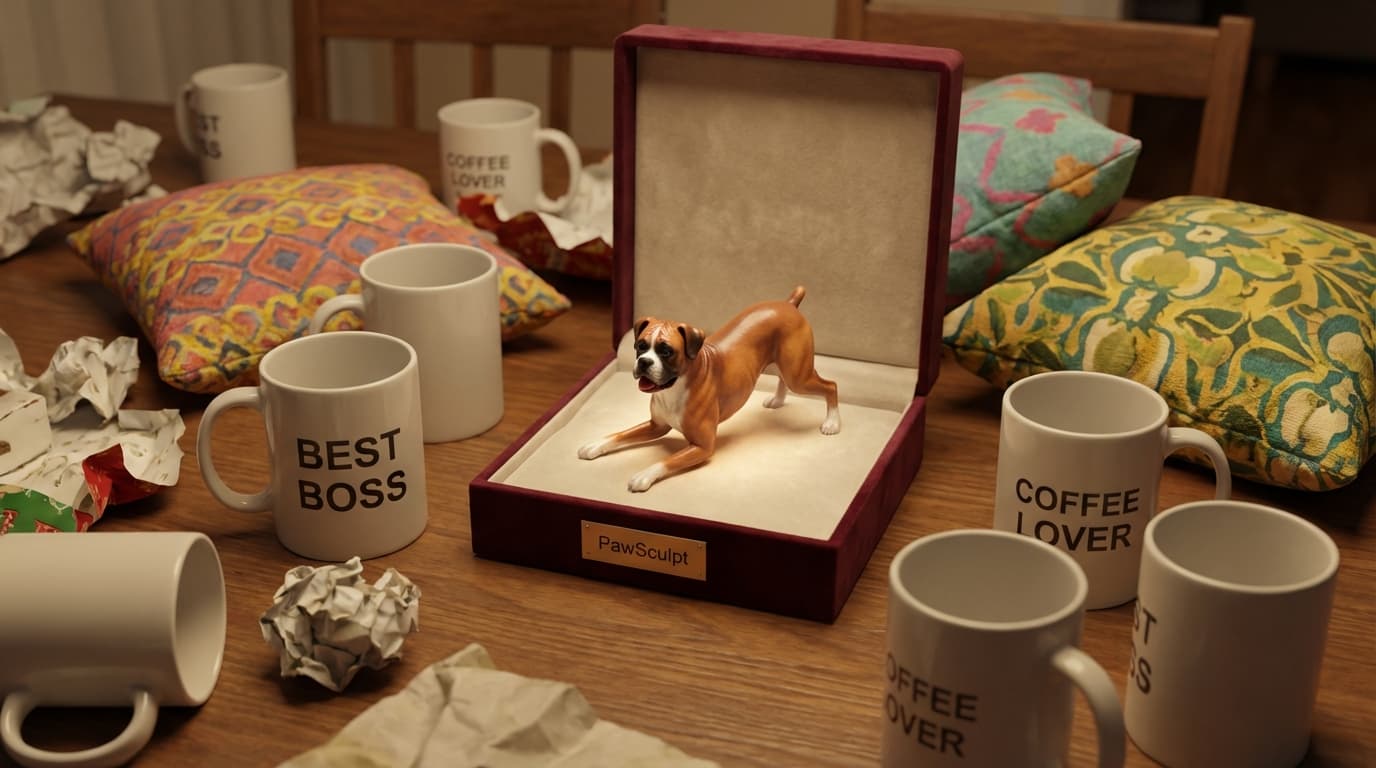Stop Guessing Their Style: Why a Boxer Figurine is the Only 'Safe' Gift for Dog Lovers