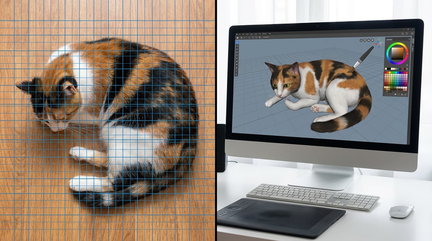The Calico Challenge: How to Map Your Cat's Chaos for a 3D Artist (A 'Patch-by-Patch' Guide)