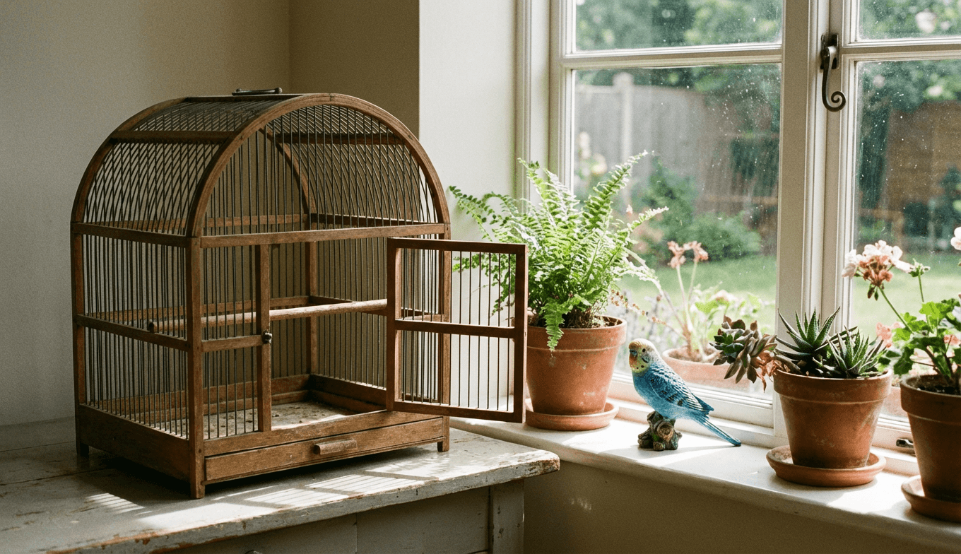Coping With the Empty Cage: Grieving a Beloved Rescue Parakeet