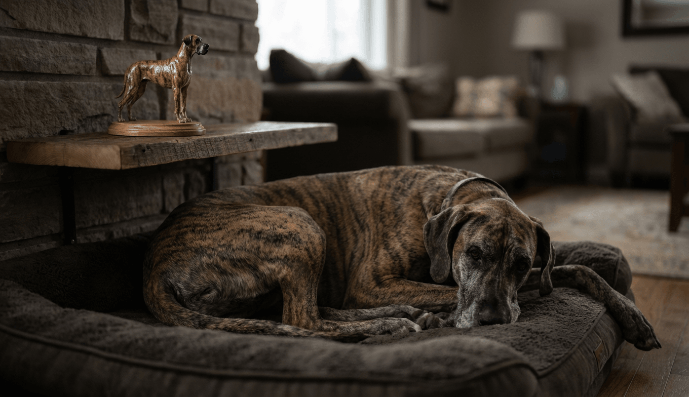 The Unused Crate: Dismantling Your Great Dane's Safe Space After Loss