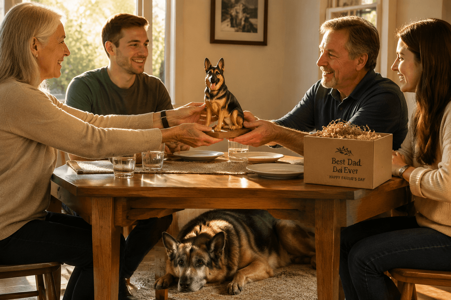 A Father's Day Gift Your In-Laws Can Hold: Honoring the German Shepherd They Loved