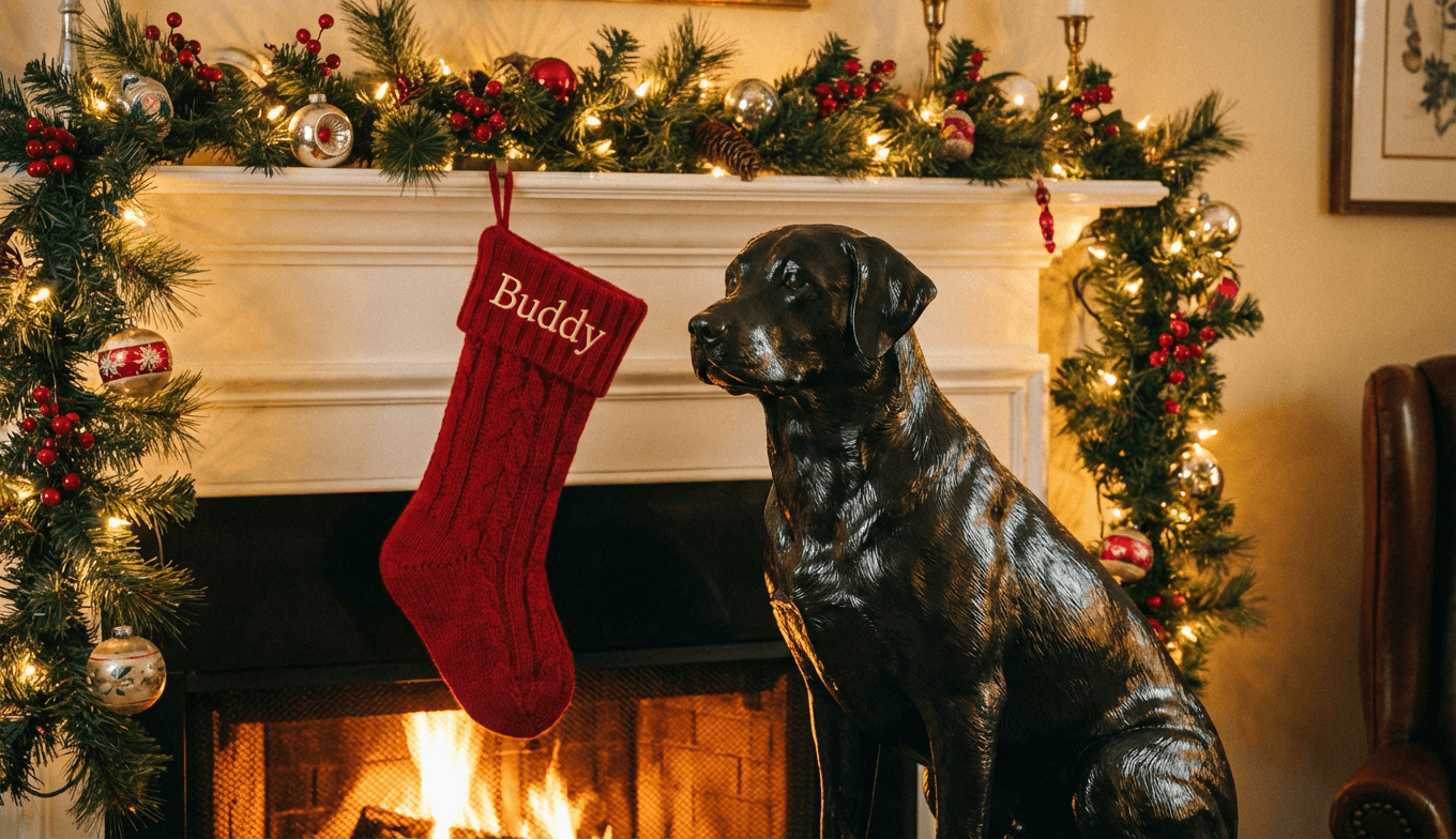 First Christmas Without Your Black Lab: Keeping Their Stocking Up