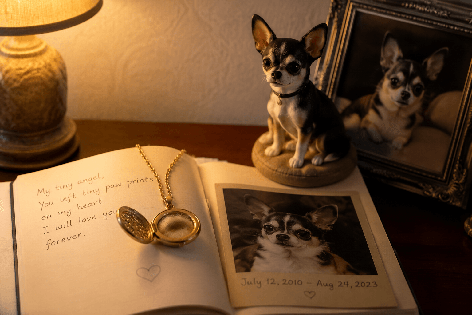 The First Night Without Your First Chihuahua: Journaling Through a Kept Fur Clipping