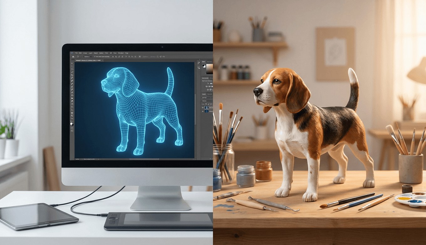 From Photo to Statue: How We Create Your Custom Pet Figurine