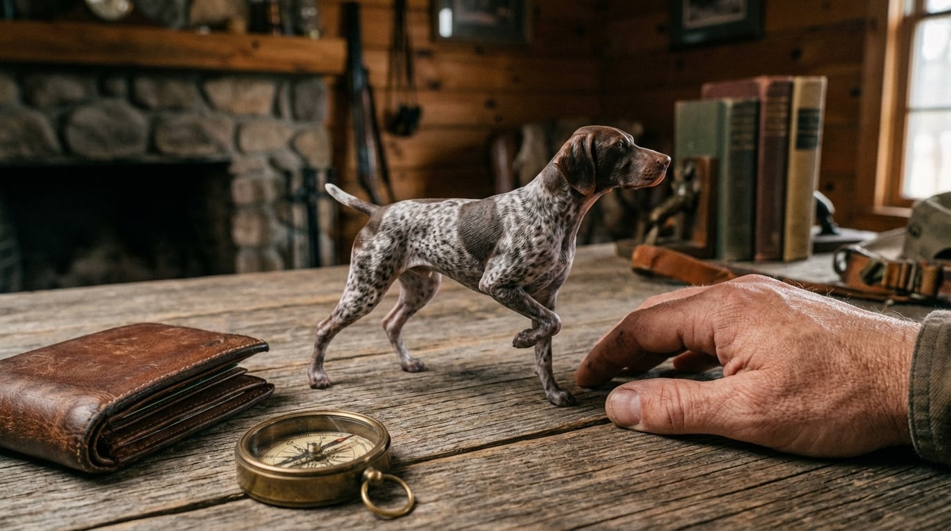 For the Husband Who Won't Cry: A Tactile Tribute to His Hunting Buddy