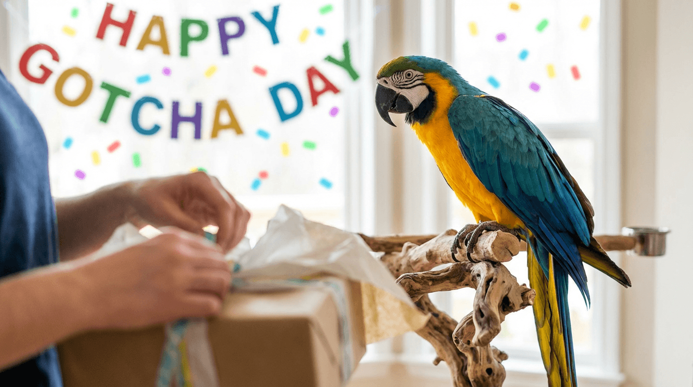 Gotcha Day Gift Ideas for the Rescue Parrot Who Changed Your Life
