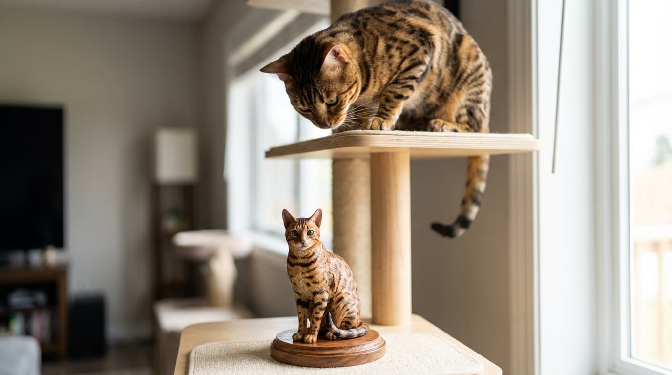 When the Cat Tree Stays Empty: Grieving Your Bengal's Climbing Spirit