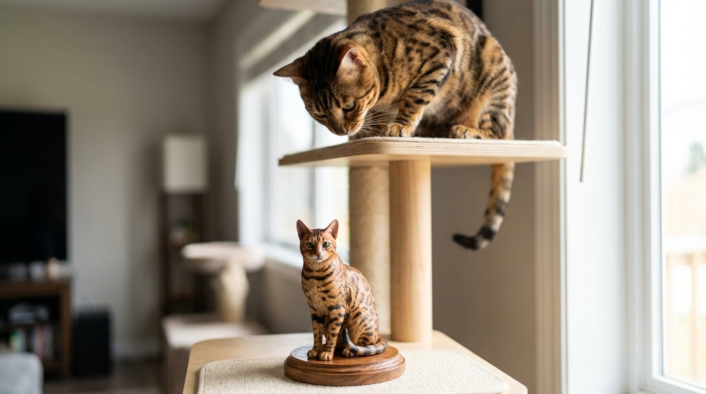 When the Cat Tree Stays Empty: Grieving Your Bengal's Climbing Spirit