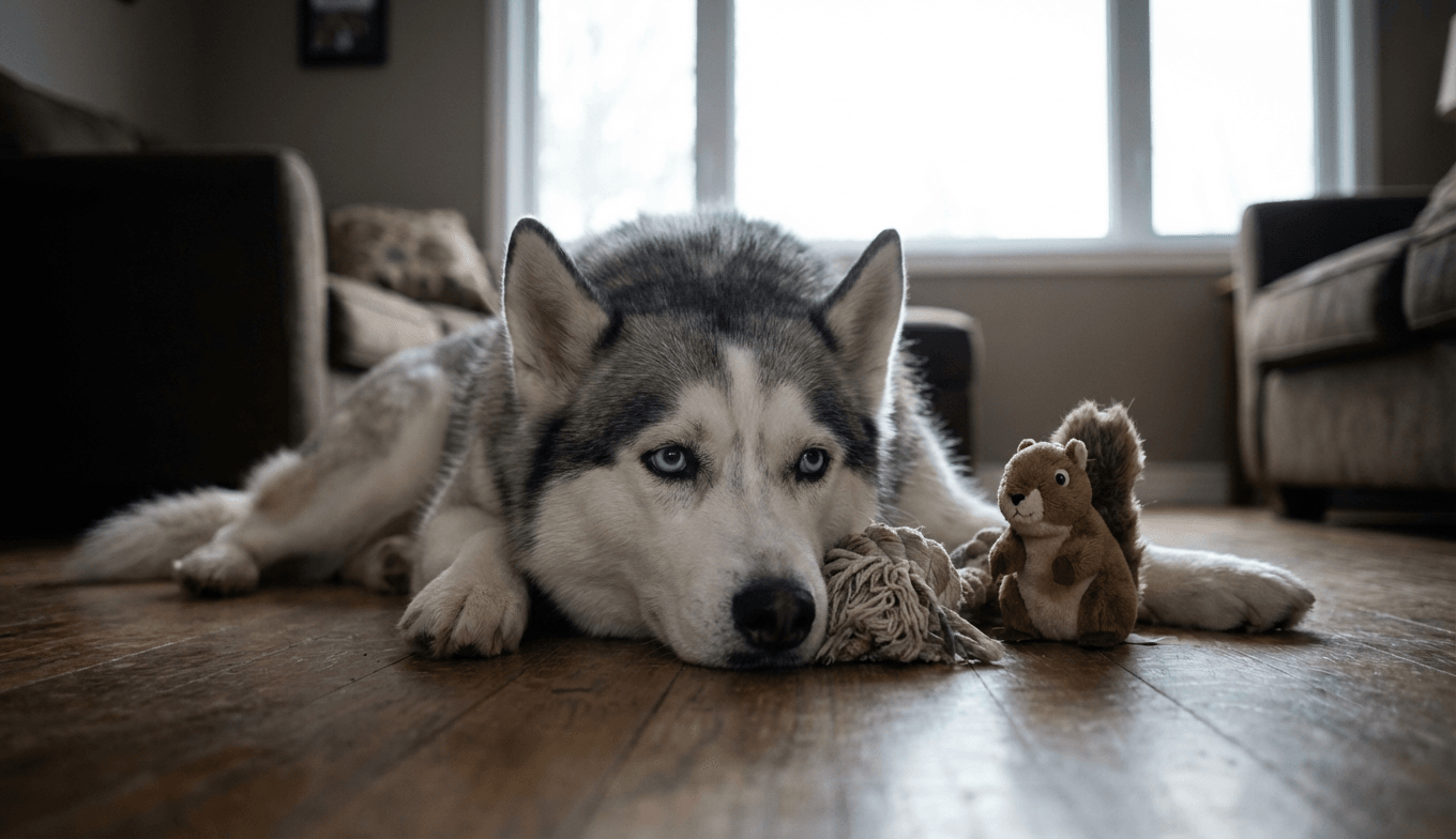 Helping Your Surviving Husky Cope With the Loss of Their Bonded Pack Mate
