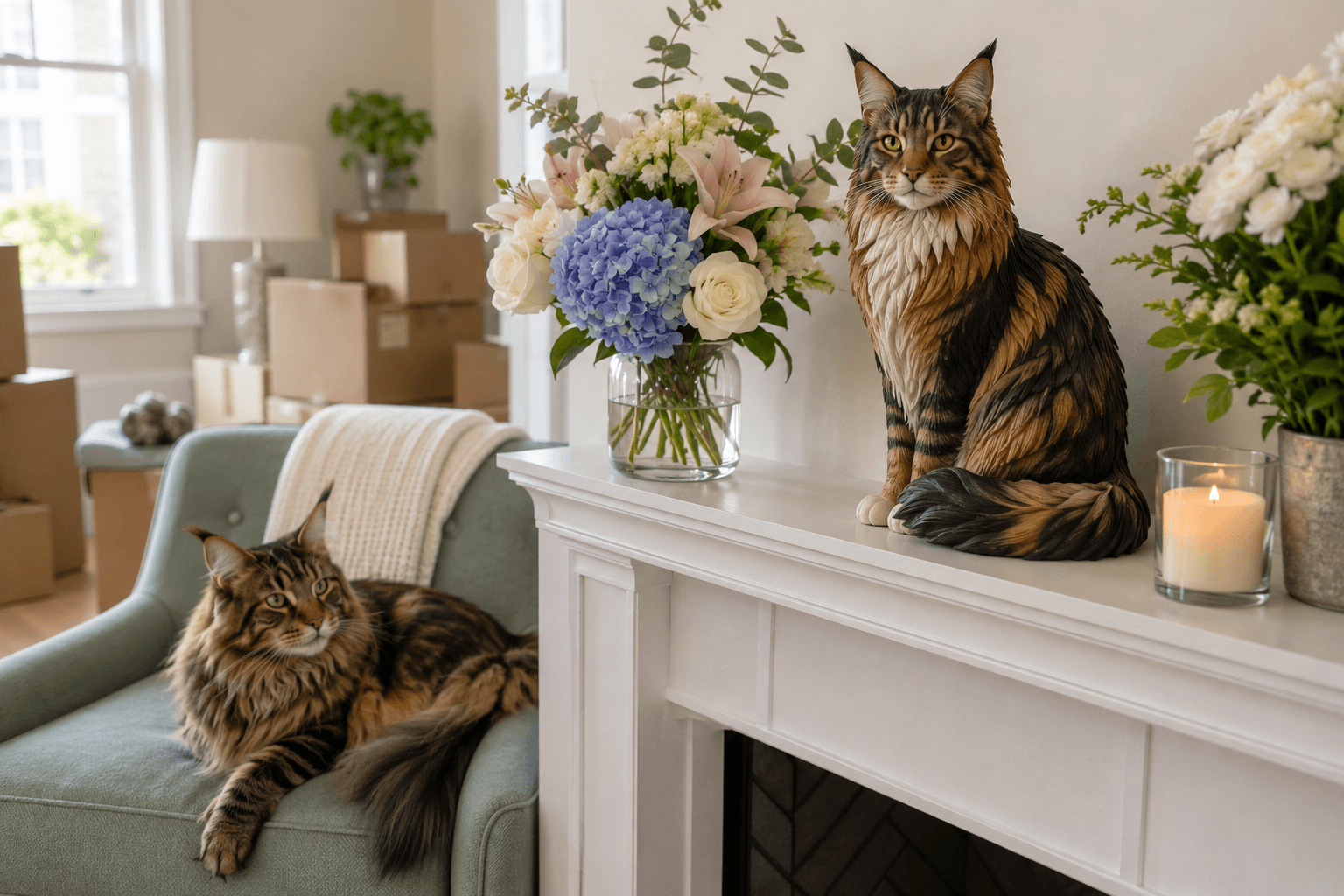 Why a $500 Maine Coon Figurine Is the Housewarming Gift Your Mom Will Never Stop Talking About