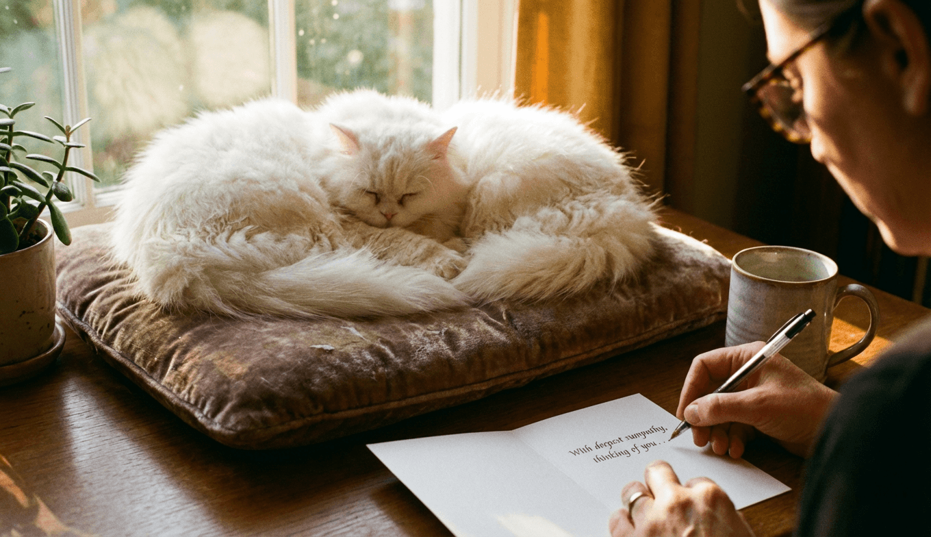 Supporting a Grieving Friend Who Lost Their Bonded Pair of Persian Cats