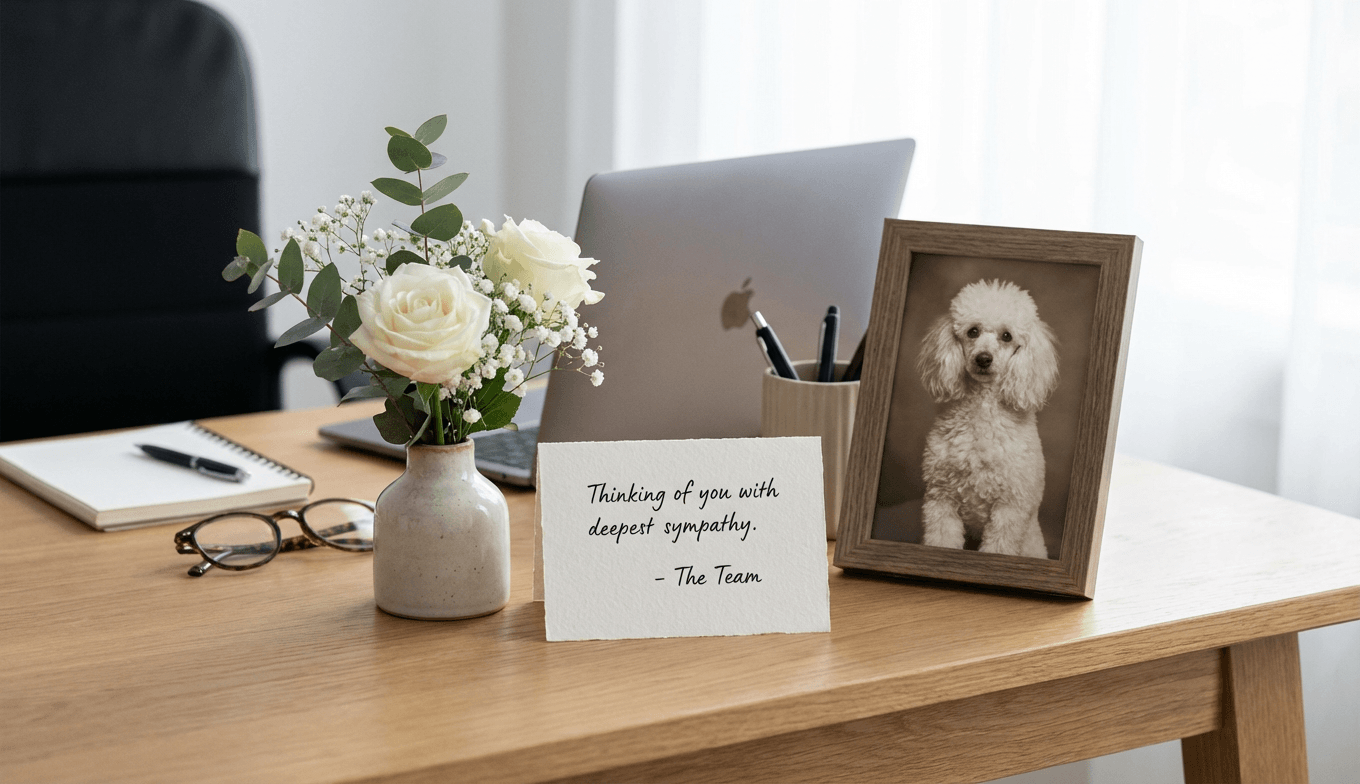 Meaningful Sympathy Gifts for a Colleague Grieving Their Elderly Poodle