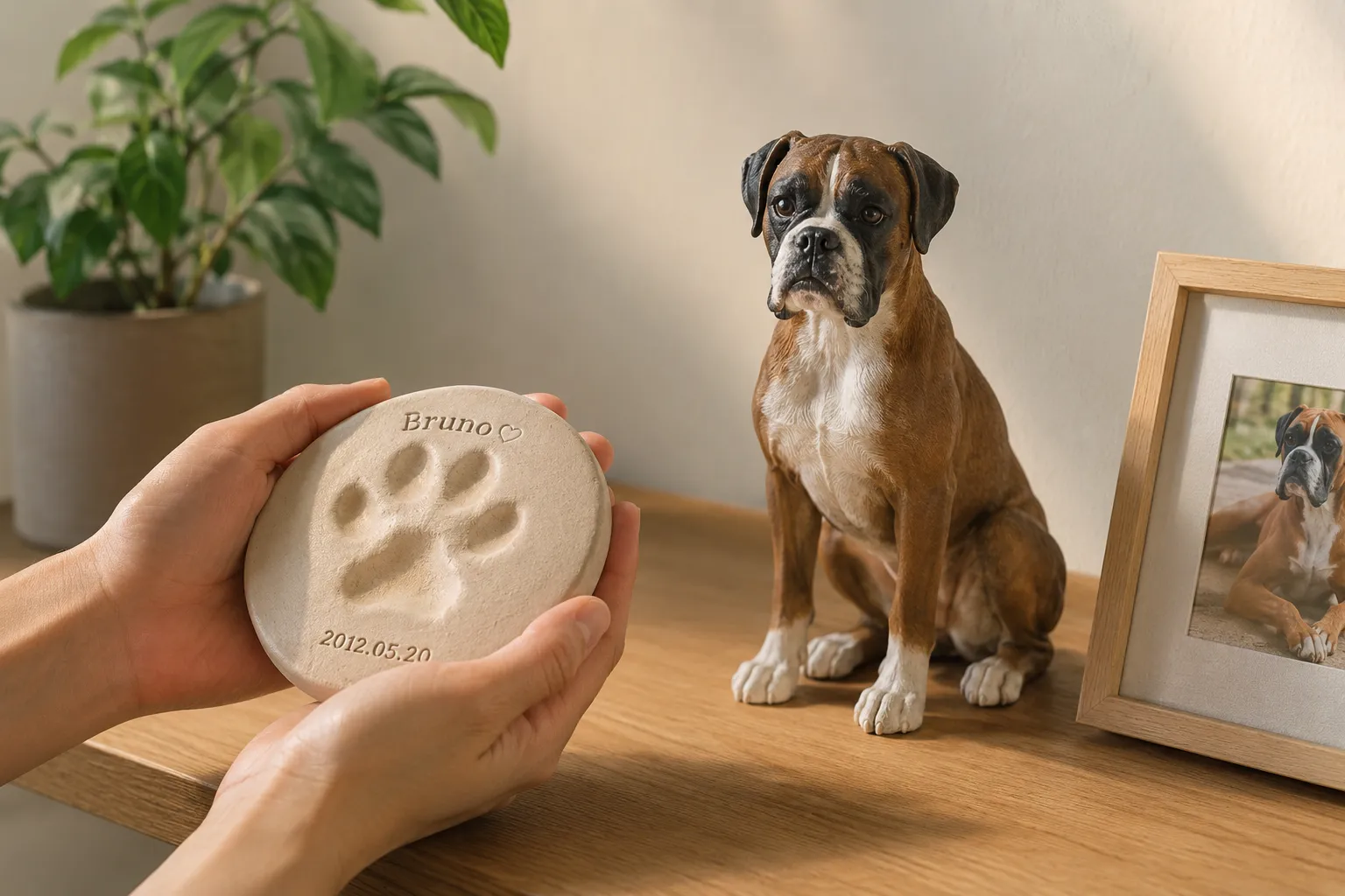 After the Accident: Turning Your Boxer's Paw Print Into a Quiet Anchor for Healing
