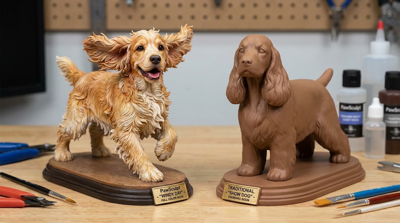 Why 'Perfect' Grooming Ruins the Character of Your Cocker Spaniel's Statue