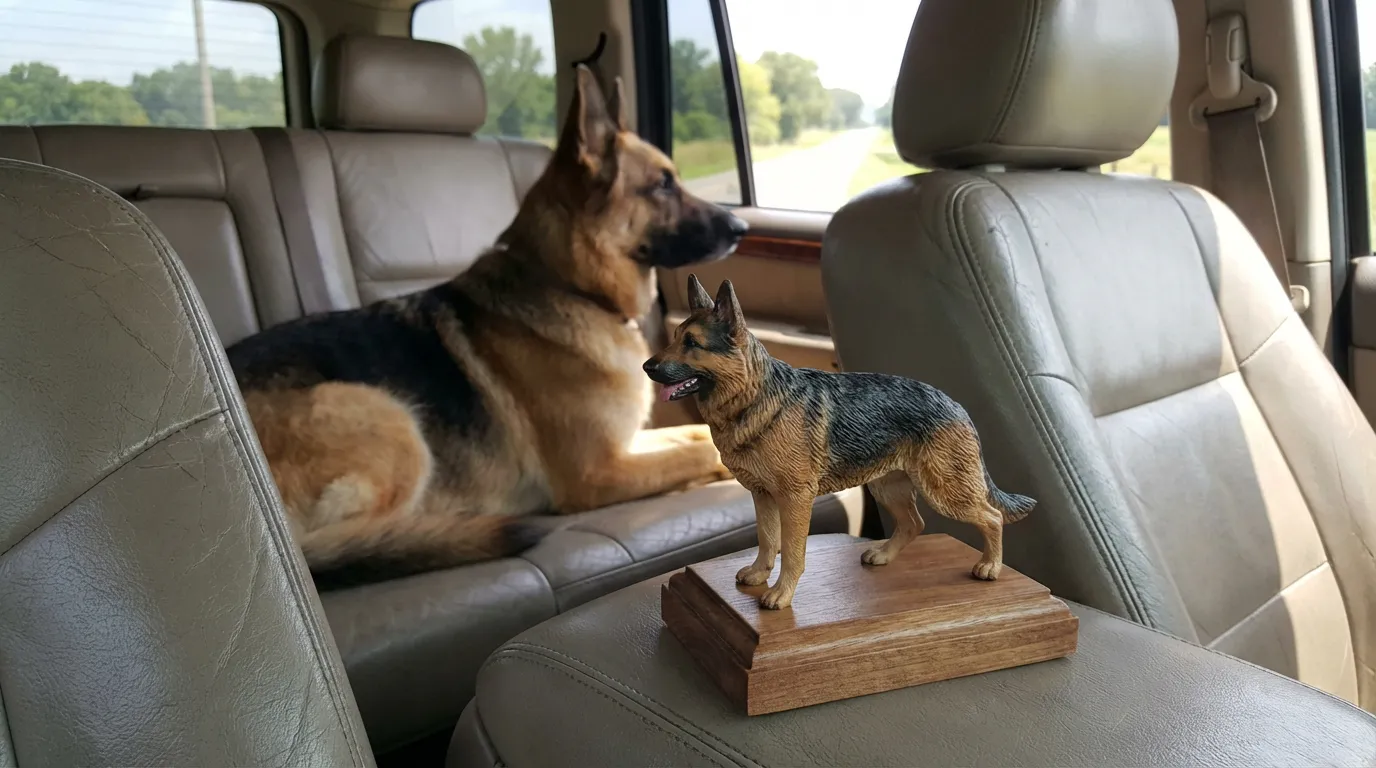 The Empty Passenger Seat: Driving Without Your Co-Pilot German Shepherd