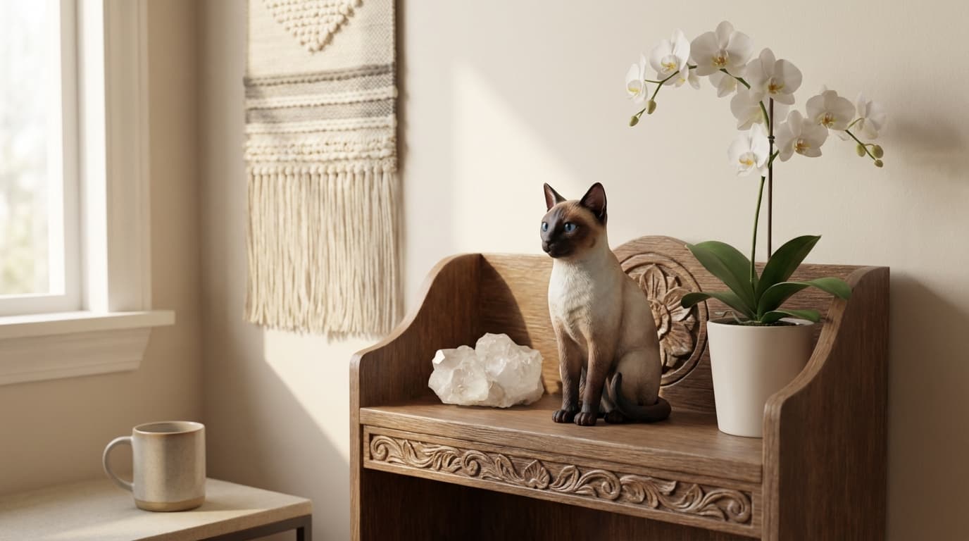 The Feng Shui of Loss: Positioning Your Siamese Cat's Tribute for Positive Energy Flow