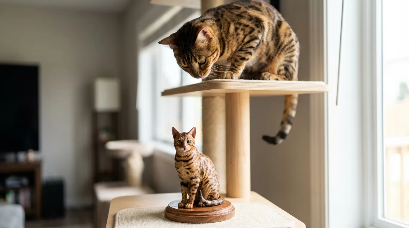 When the Cat Tree Stays Empty: Grieving Your Bengal's Climbing Spirit