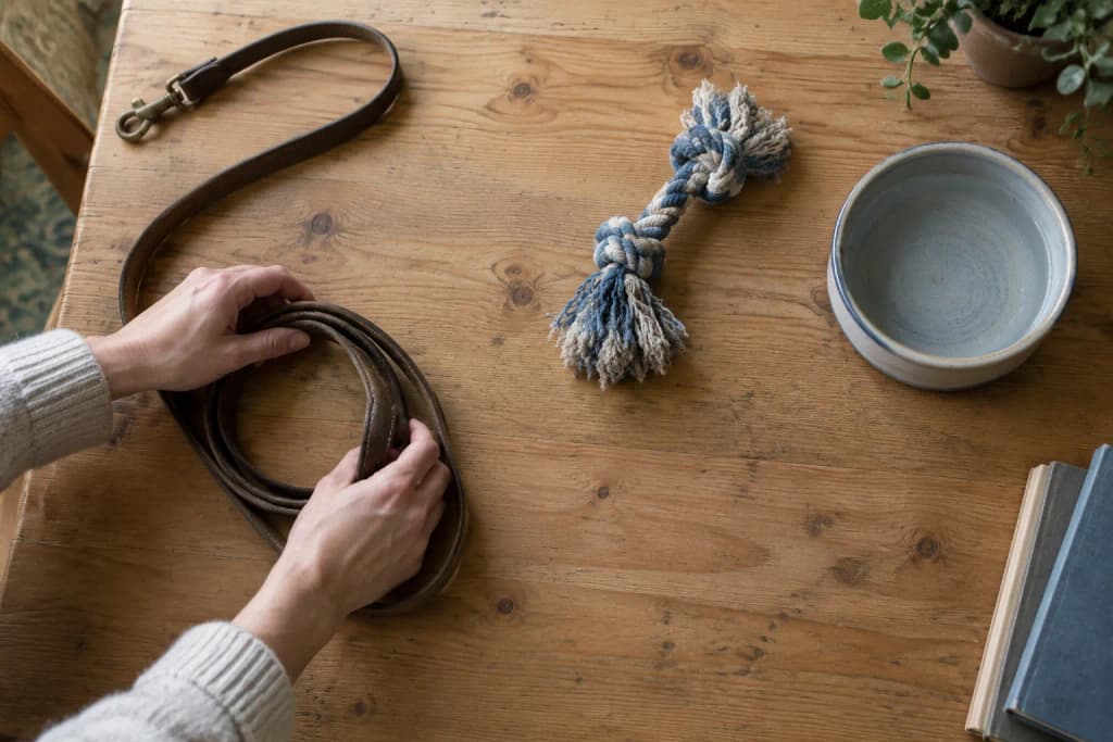 A Remember Me Thursday Gift for a Deployed Teen: One Year Without Their Husky — flat lay
