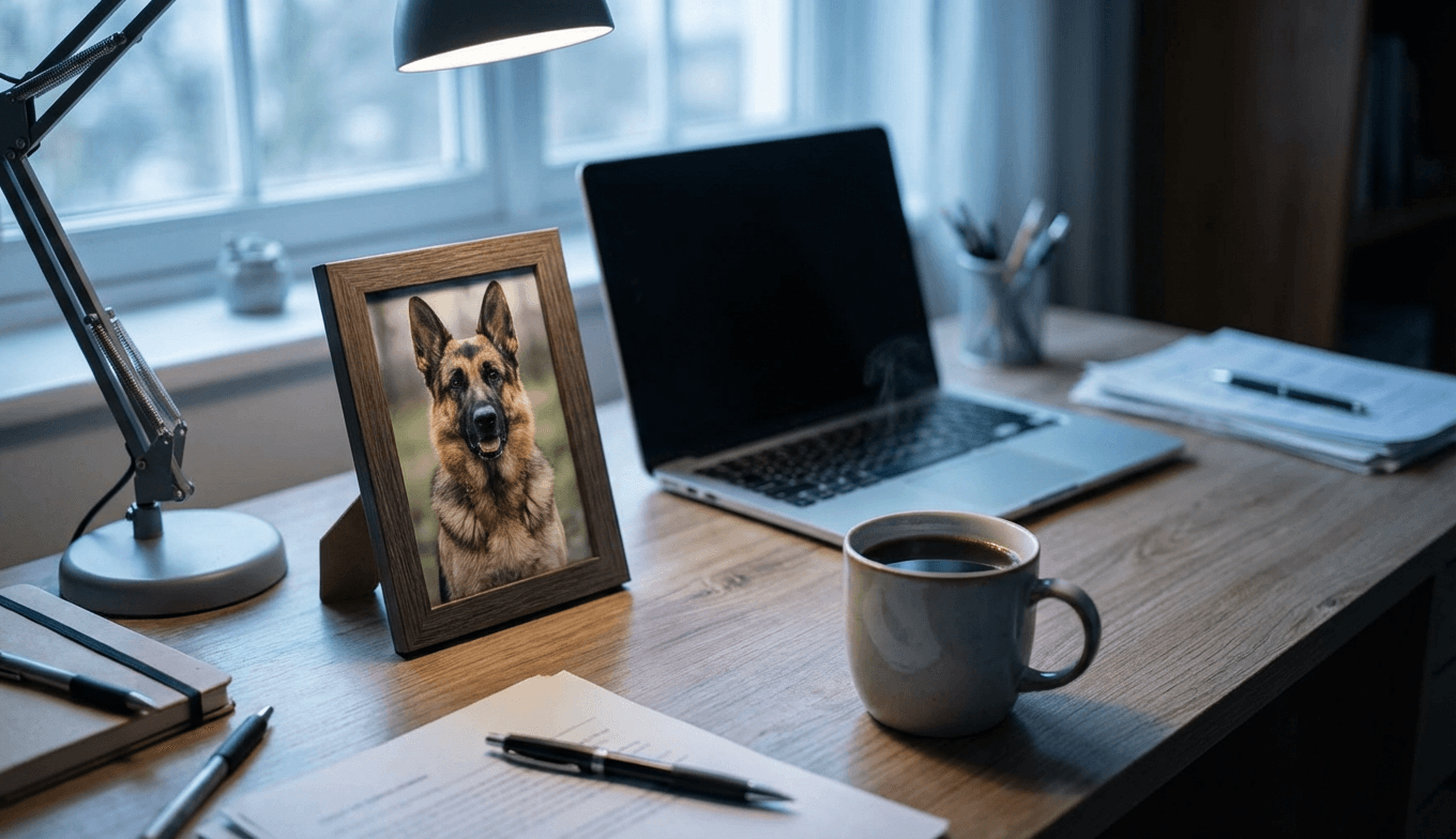 Returning to Work While Grieving the Loss of Your Loyal German Shepherd